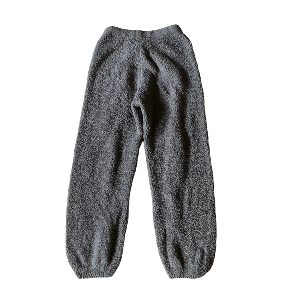 Skims Cozy Boucle Knit Smoke Gray Lounge Jogger Pants S/M